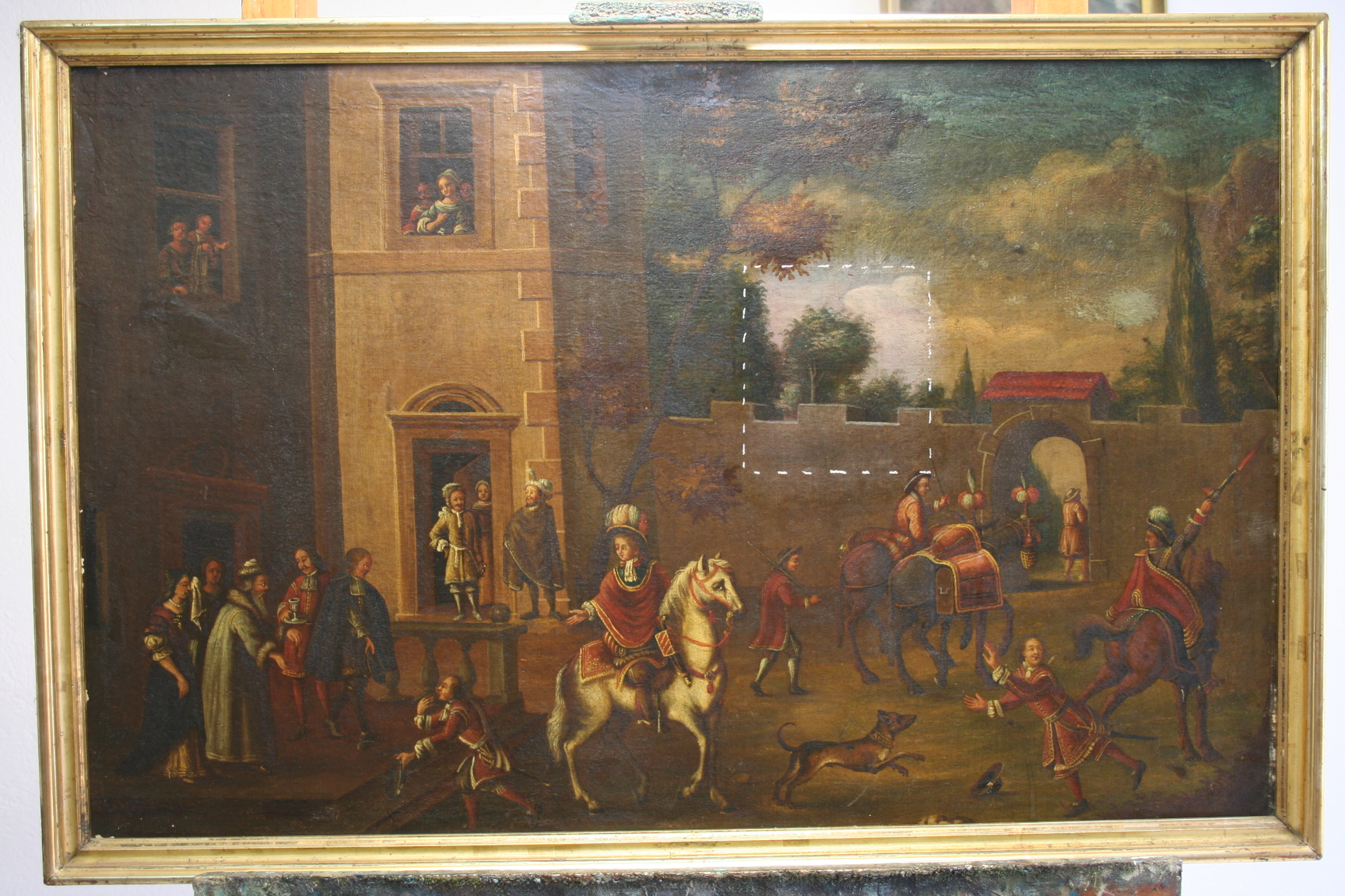 Probe Reinigung, Malerei des 16. Jahrhunderts