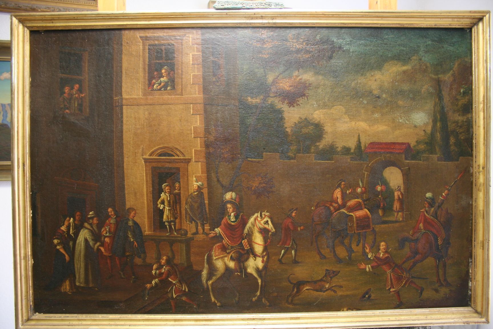 Vor der Restaurierung, Malerei des 16. Jahrhunderts